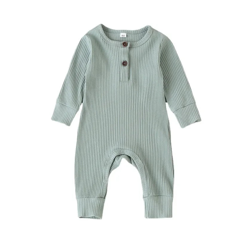 Cotton Long Sleeve Infant Romper