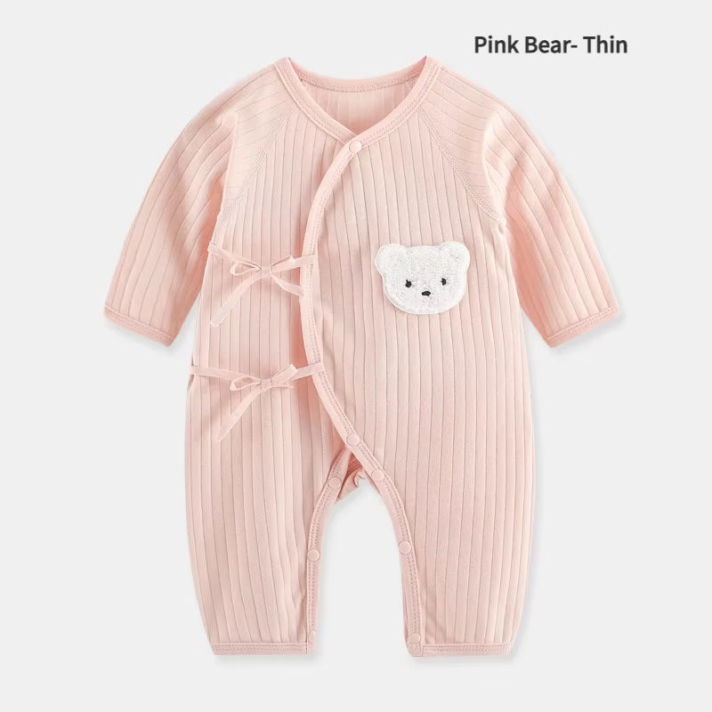 BearHug™ Baby Romper Set – Adorable One-Piece with Matching Hat for Boys & Girls