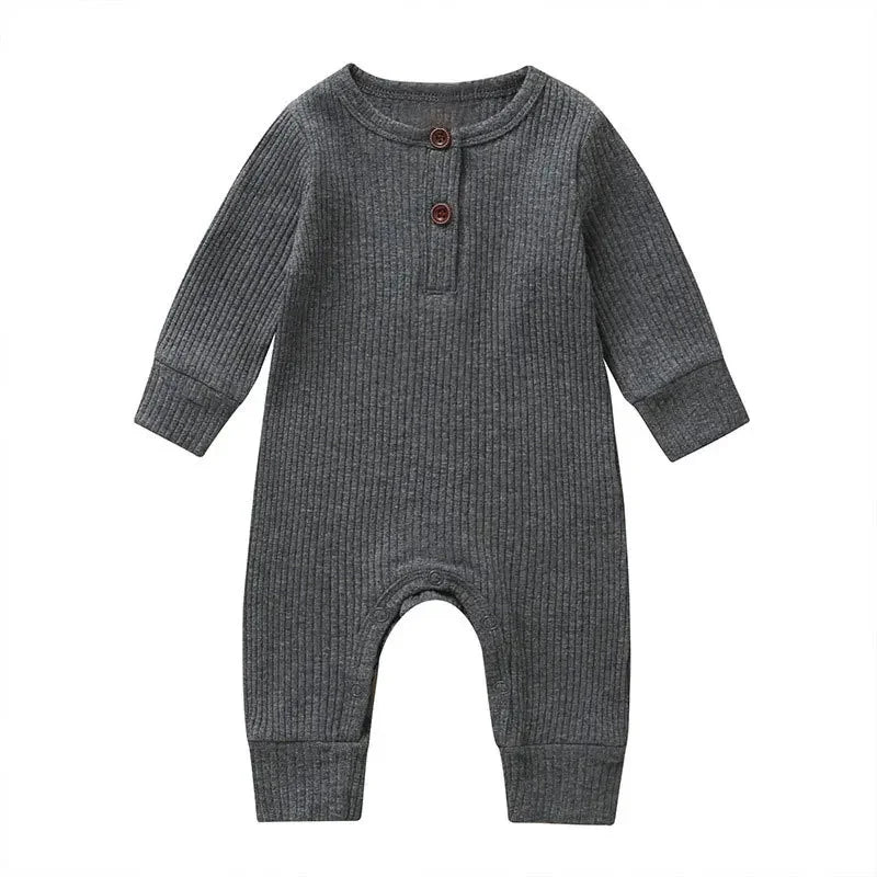 Cotton Long Sleeve Infant Romper