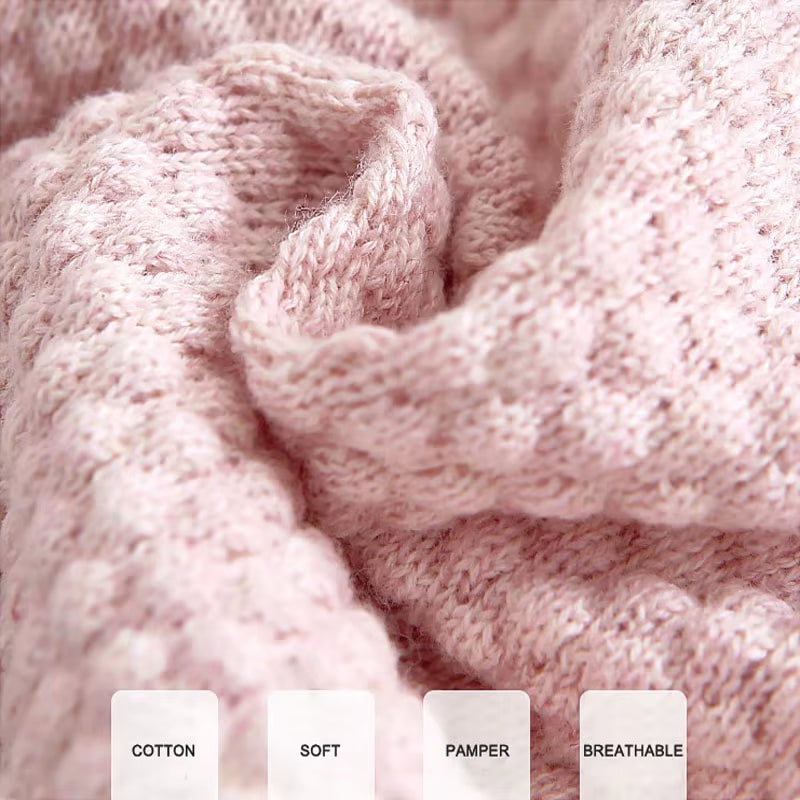 SnuggleNest – Spring Cotton Knitwear Set for Babies
